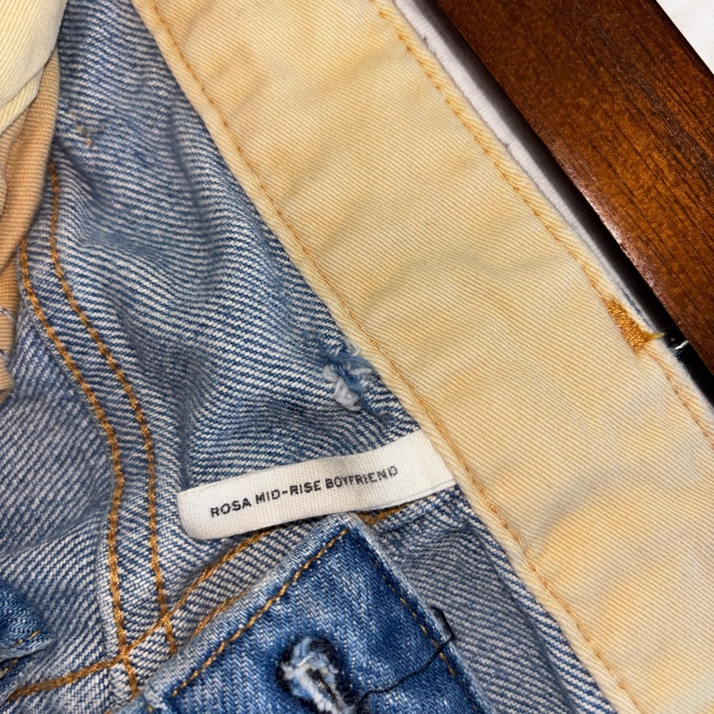 Rag & Bone Rosa Distressed
Patchwork Boyfriend Je… - image 8